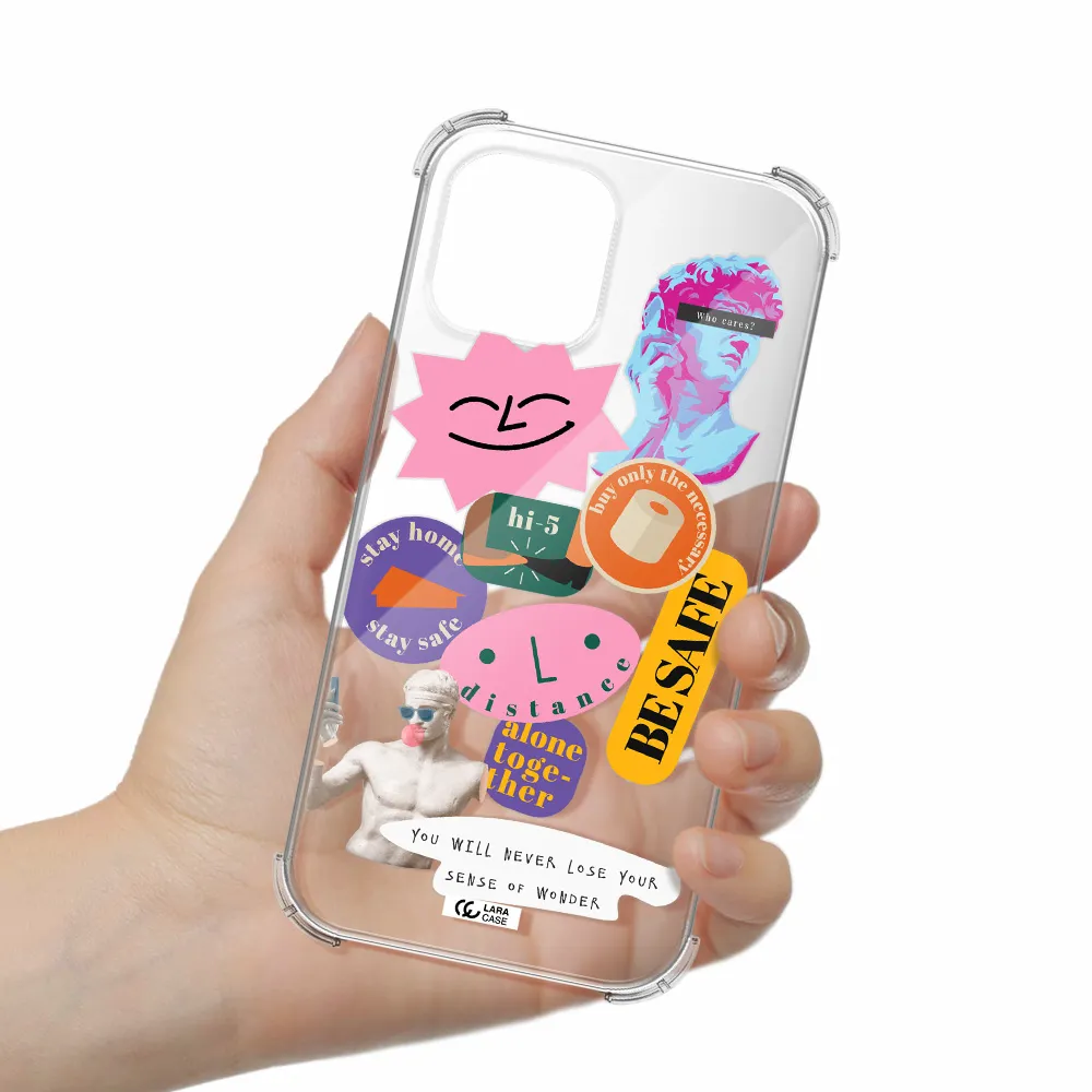 Be Safe Apple iPhone 12 pro Clear PC Case