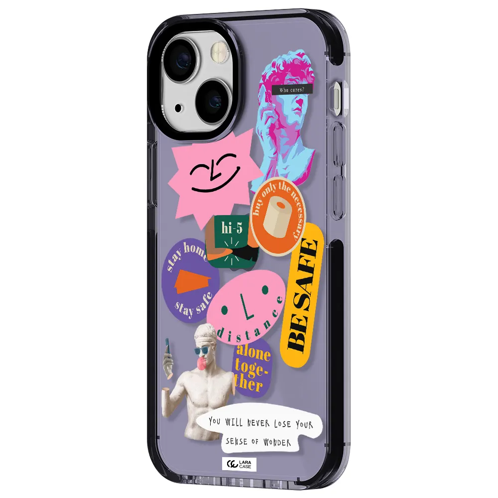 Be Safe Apple iPhone 13 mini impact Lilac Case