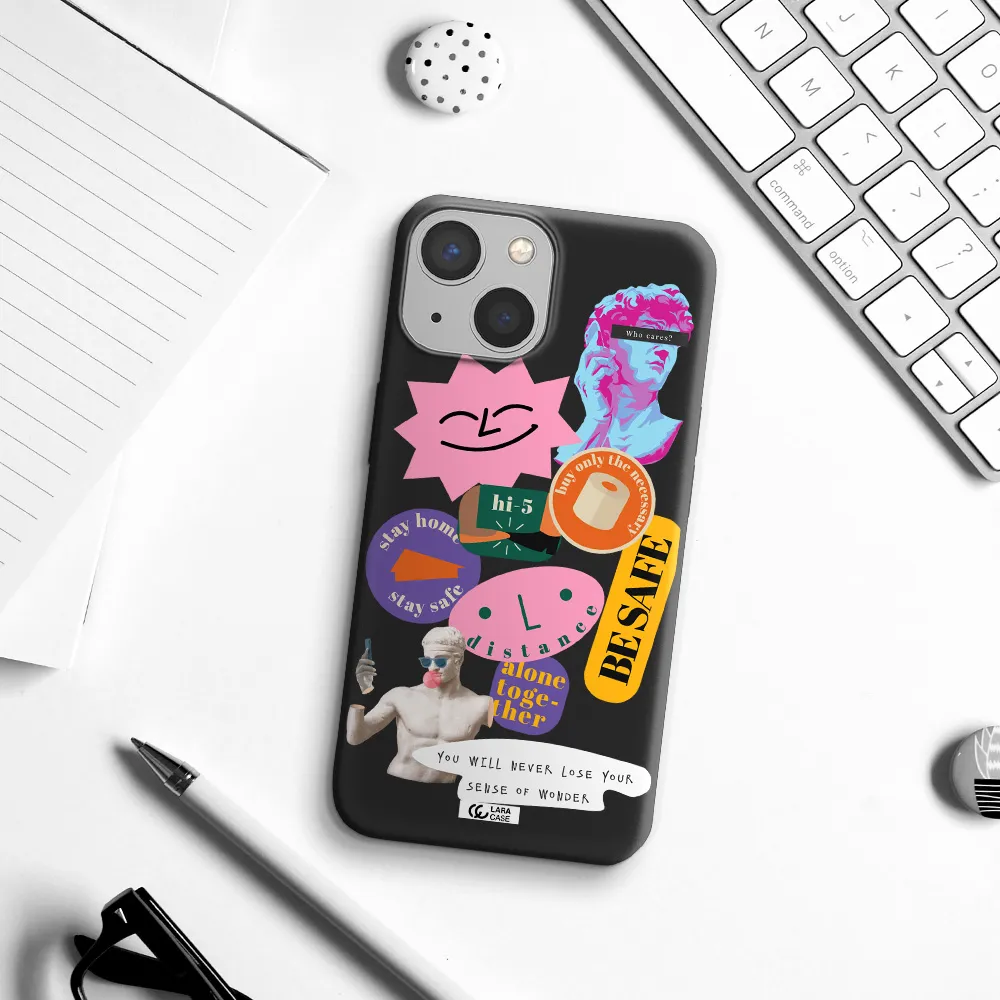 Be Safe Apple iPhone 13 mini Silicone black Case