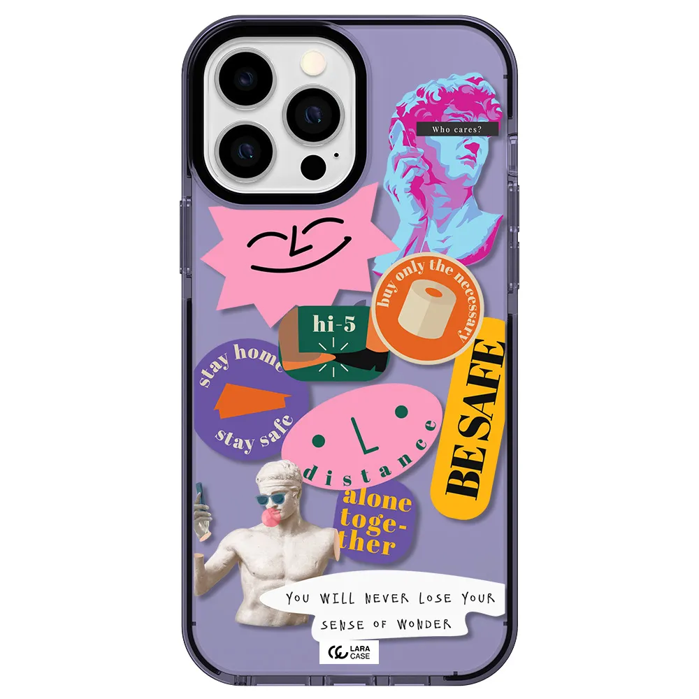 Be Safe Apple iPhone 13 Pro Max impact Lilac Case