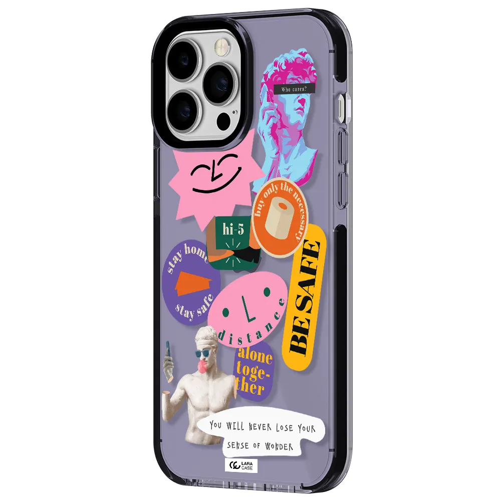 Be Safe Apple iPhone 13 Pro Max impact Lilac Case