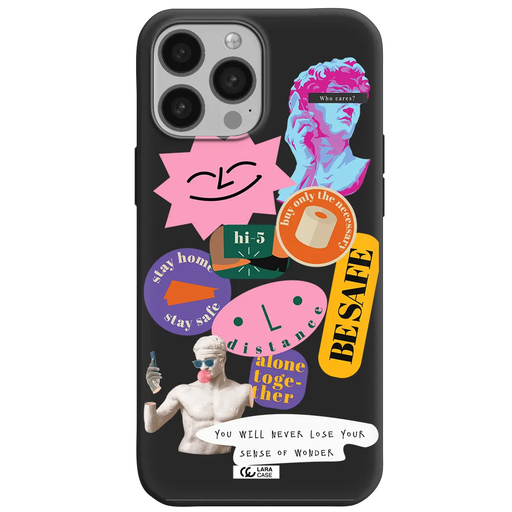 Be Safe Apple iPhone 13 Pro Max Silicone black Case