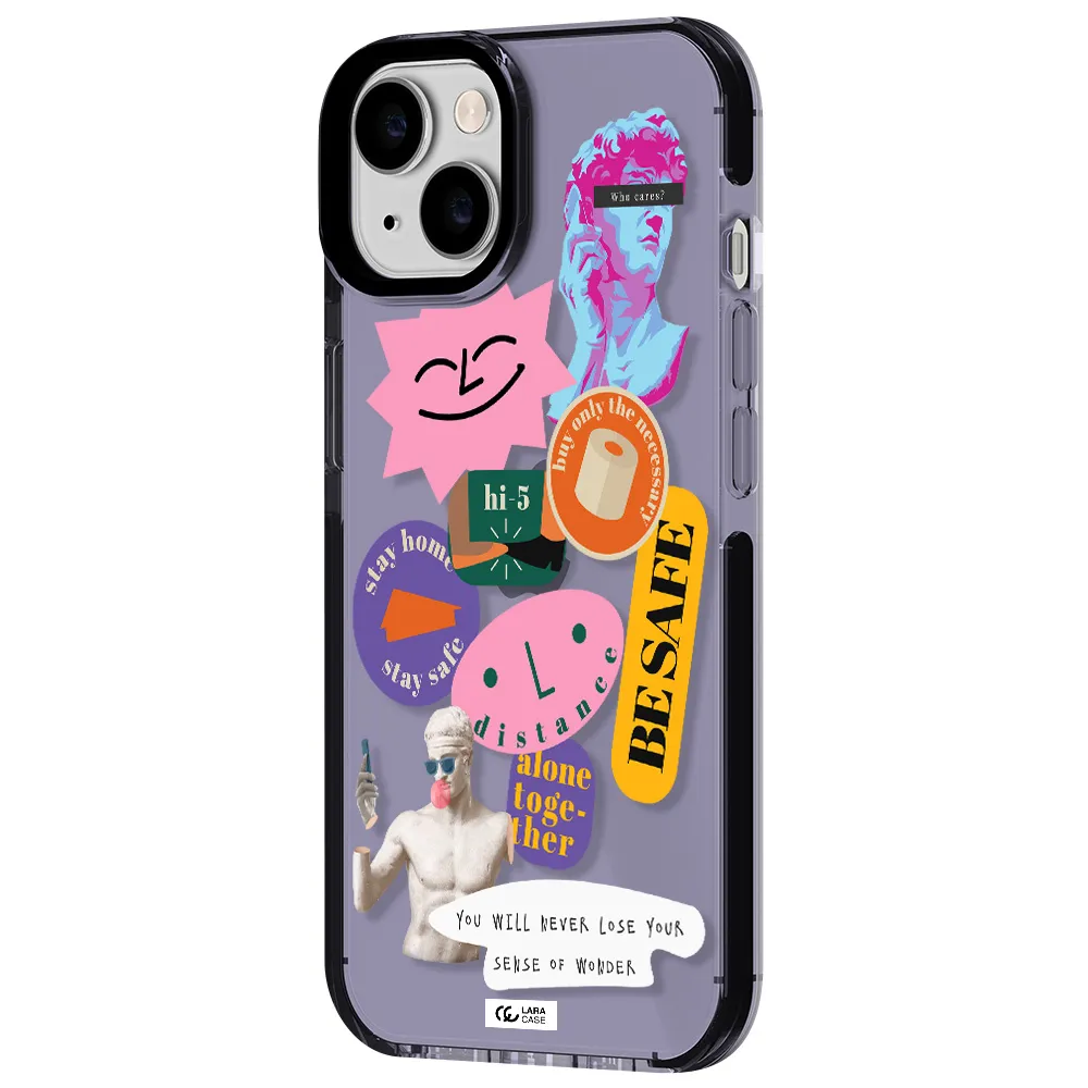 Be Safe Apple iPhone 14 impact Lilac Case