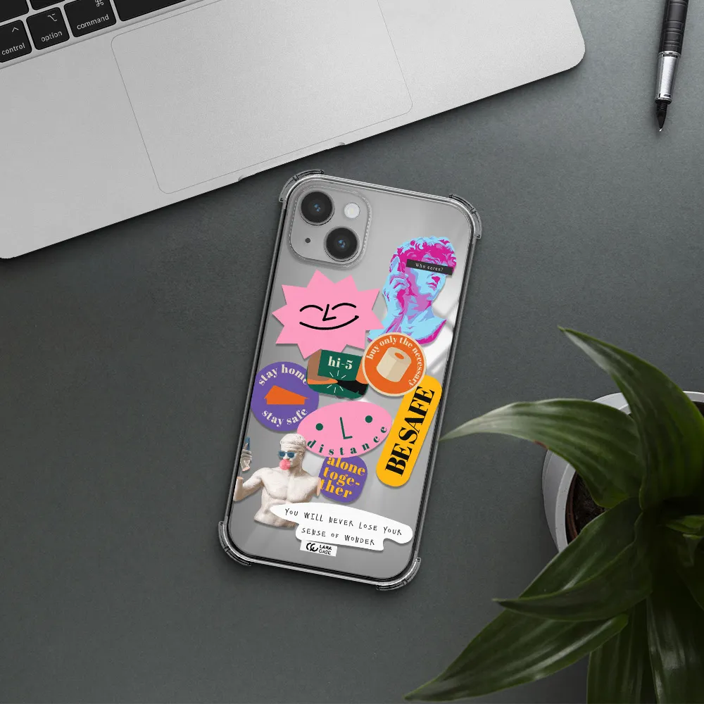 Be Safe Apple iPhone 14 plus Clear PC Case