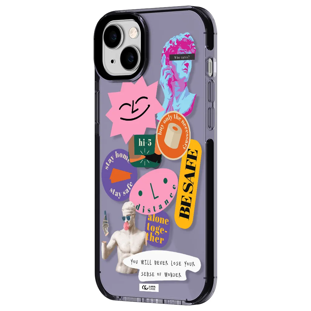 Be Safe Apple iPhone 14 plus impact Lilac Case