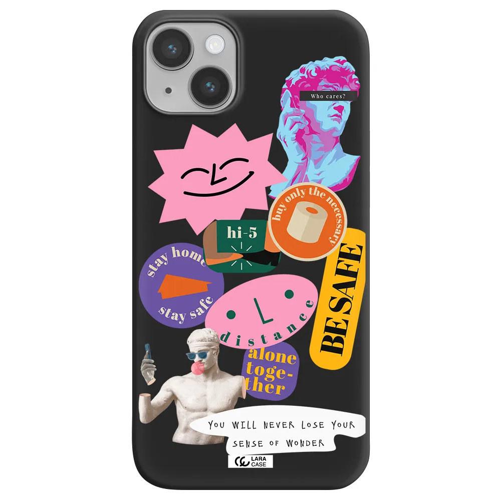 Be Safe Apple iPhone 14 plus Silicone black Case