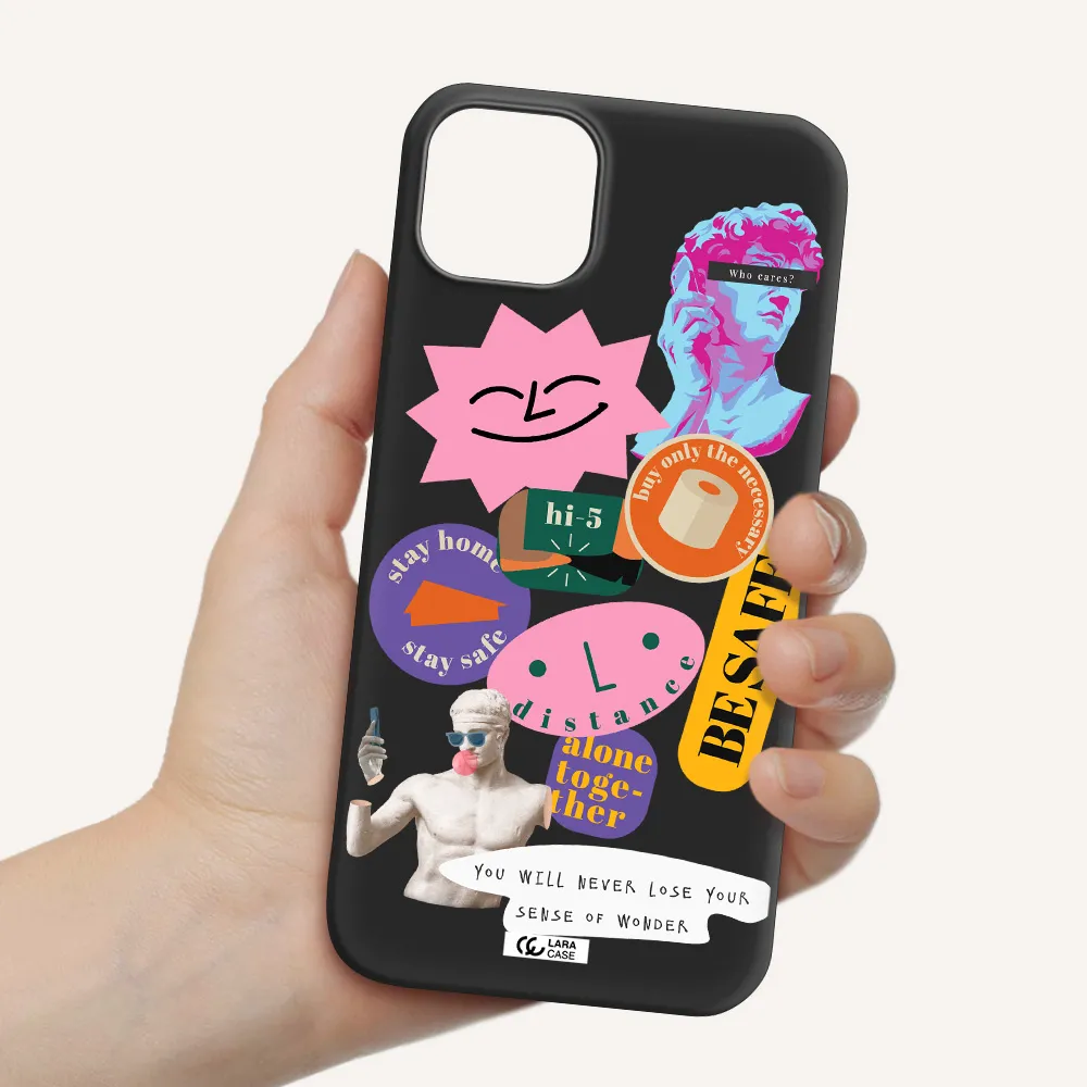 Be Safe Apple iPhone 14 plus Silicone black Case