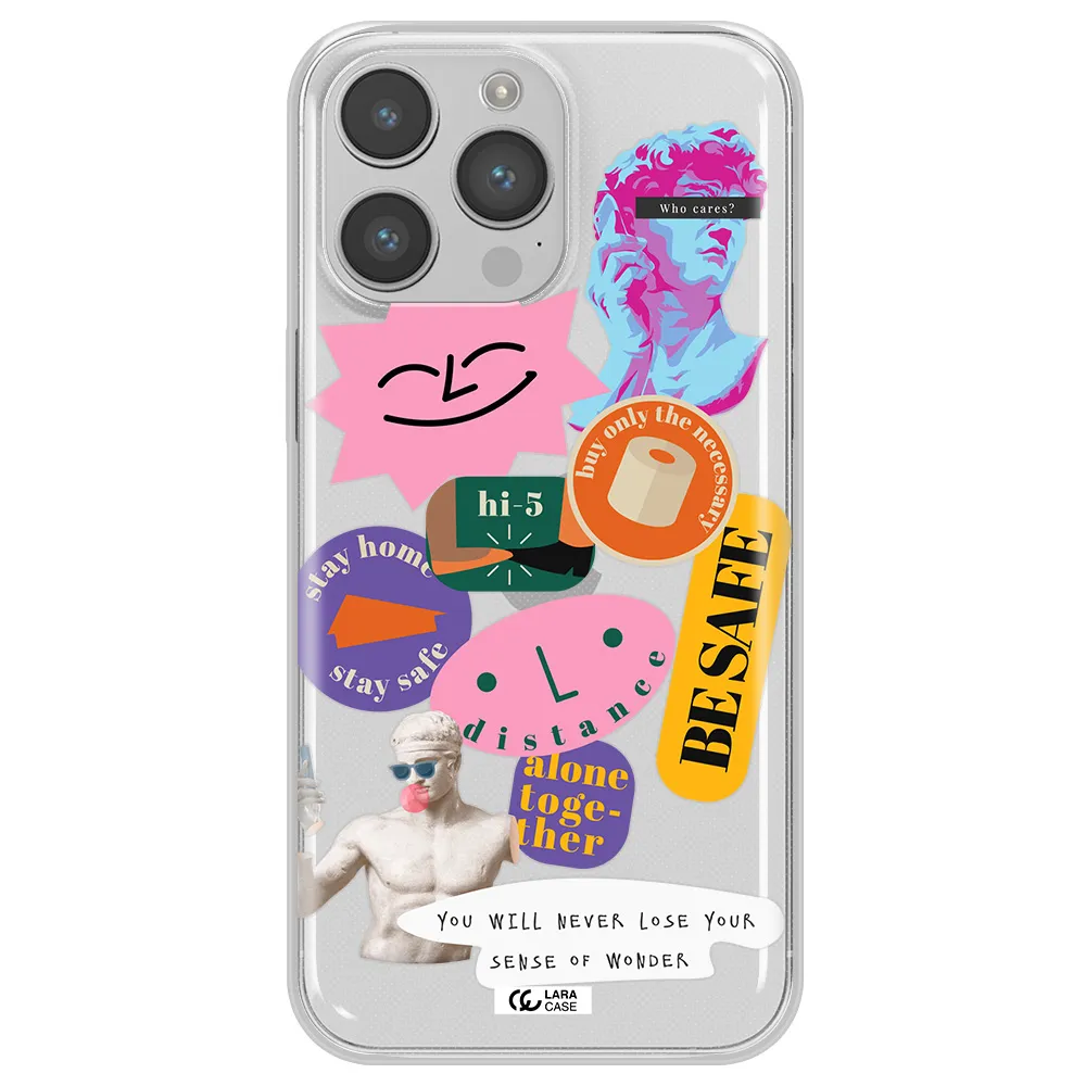 Be Safe Apple iPhone 14 pro Clear TPU Case