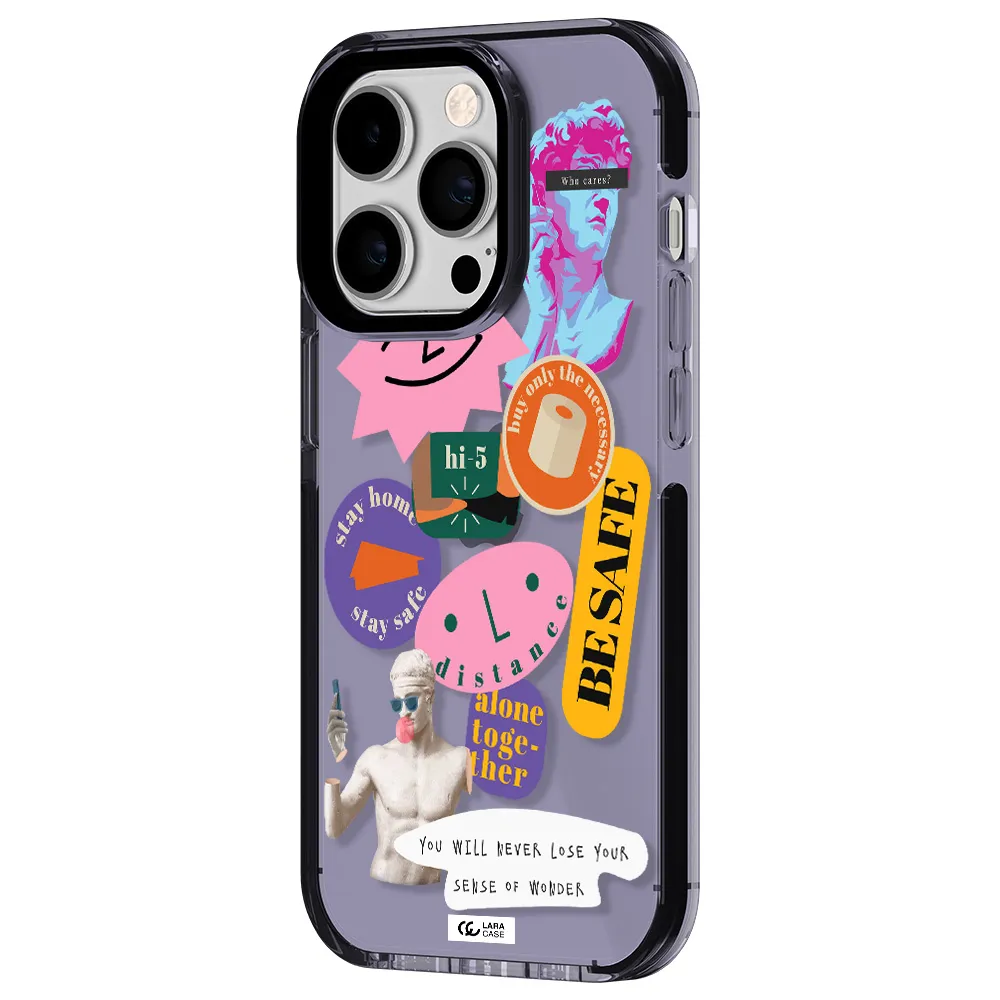 Be Safe Apple iPhone 14 pro impact Lilac Case