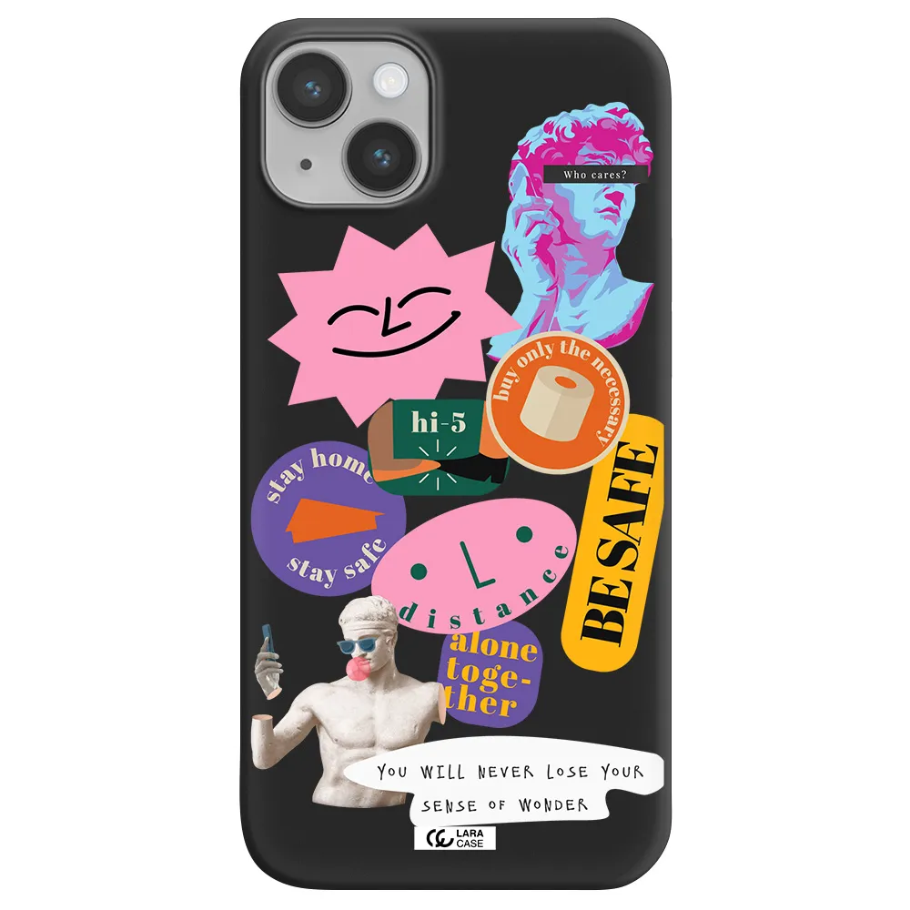 Be Safe Apple iPhone 14 Silicone black Case