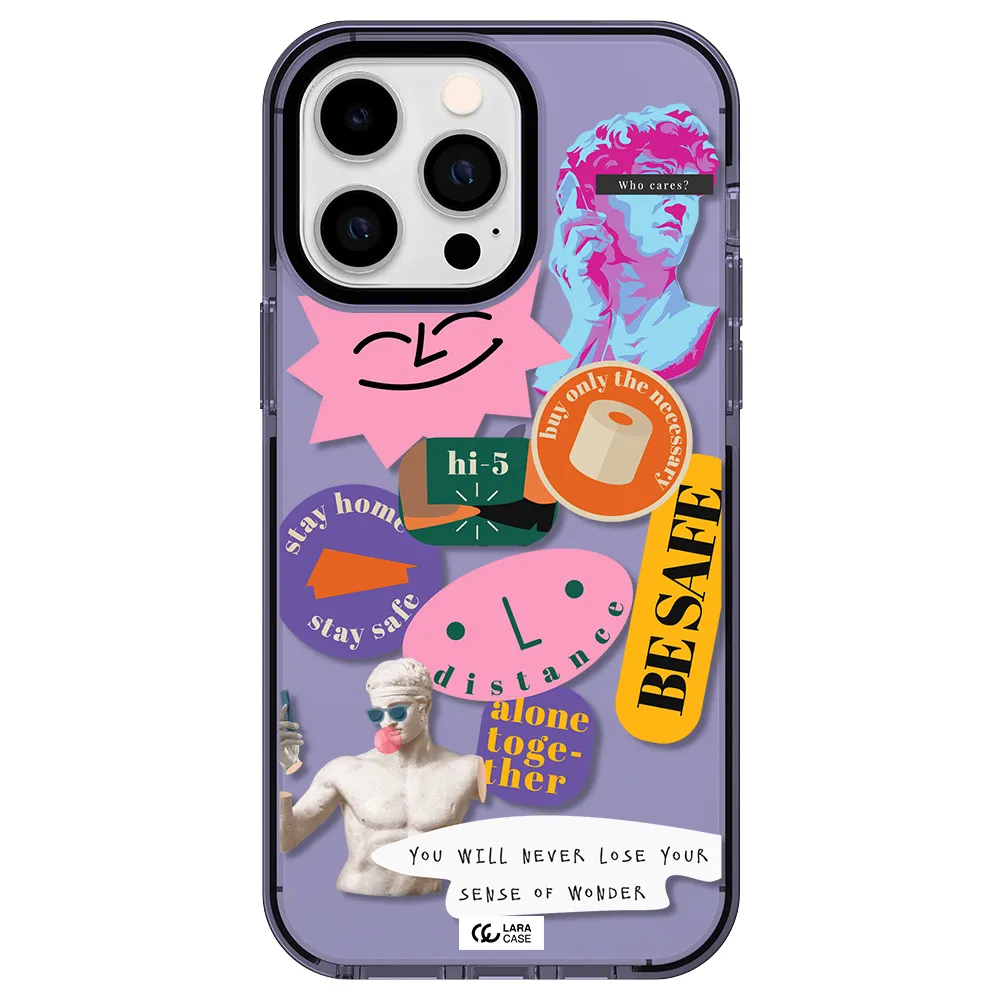 Be Safe Apple iPhone 15 Pro Max impact Lilac Case