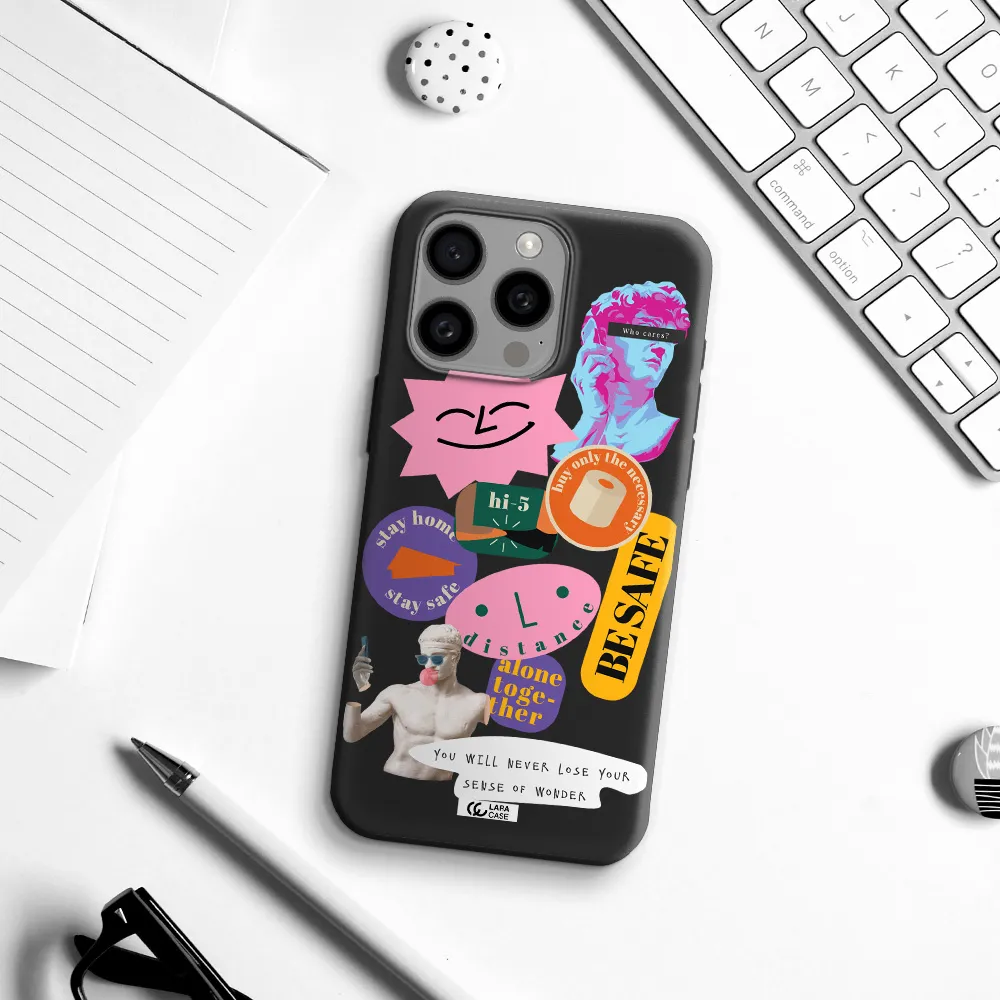 Be Safe Apple Iphone 15 Pro max Silicone black Case