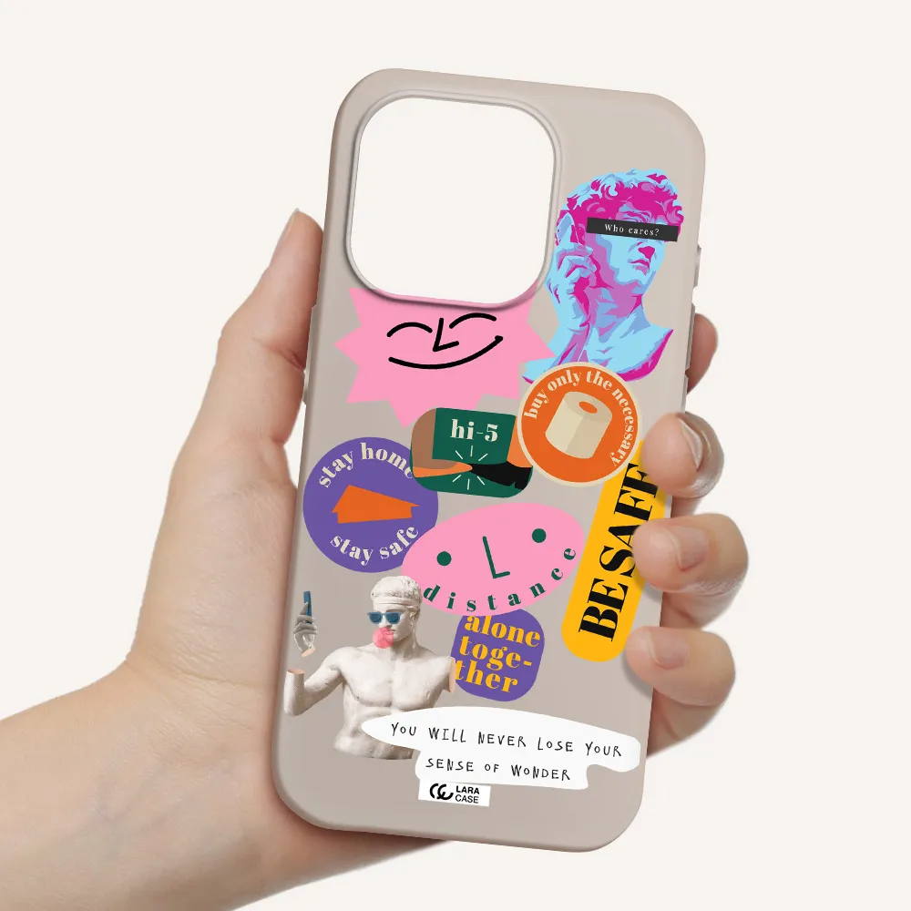 Be Safe Apple Iphone 15 Pro Silicone Stone Case