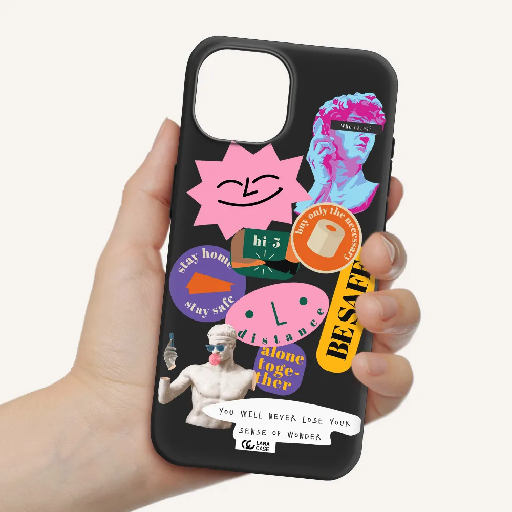 Be Safe Apple iPhone 15 Silicone black Case