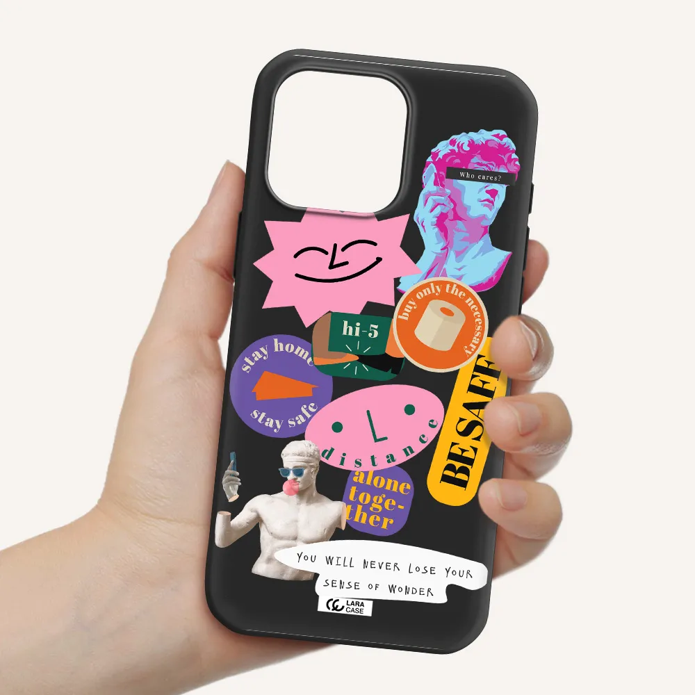 Be Safe Apple Iphone 16 Pro Max Silicone Black Case