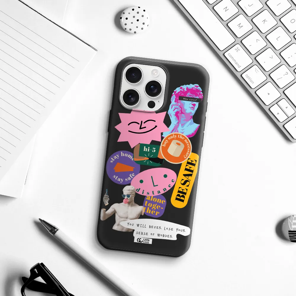 Be Safe Apple Iphone 16 Pro Max Silicone Black Case