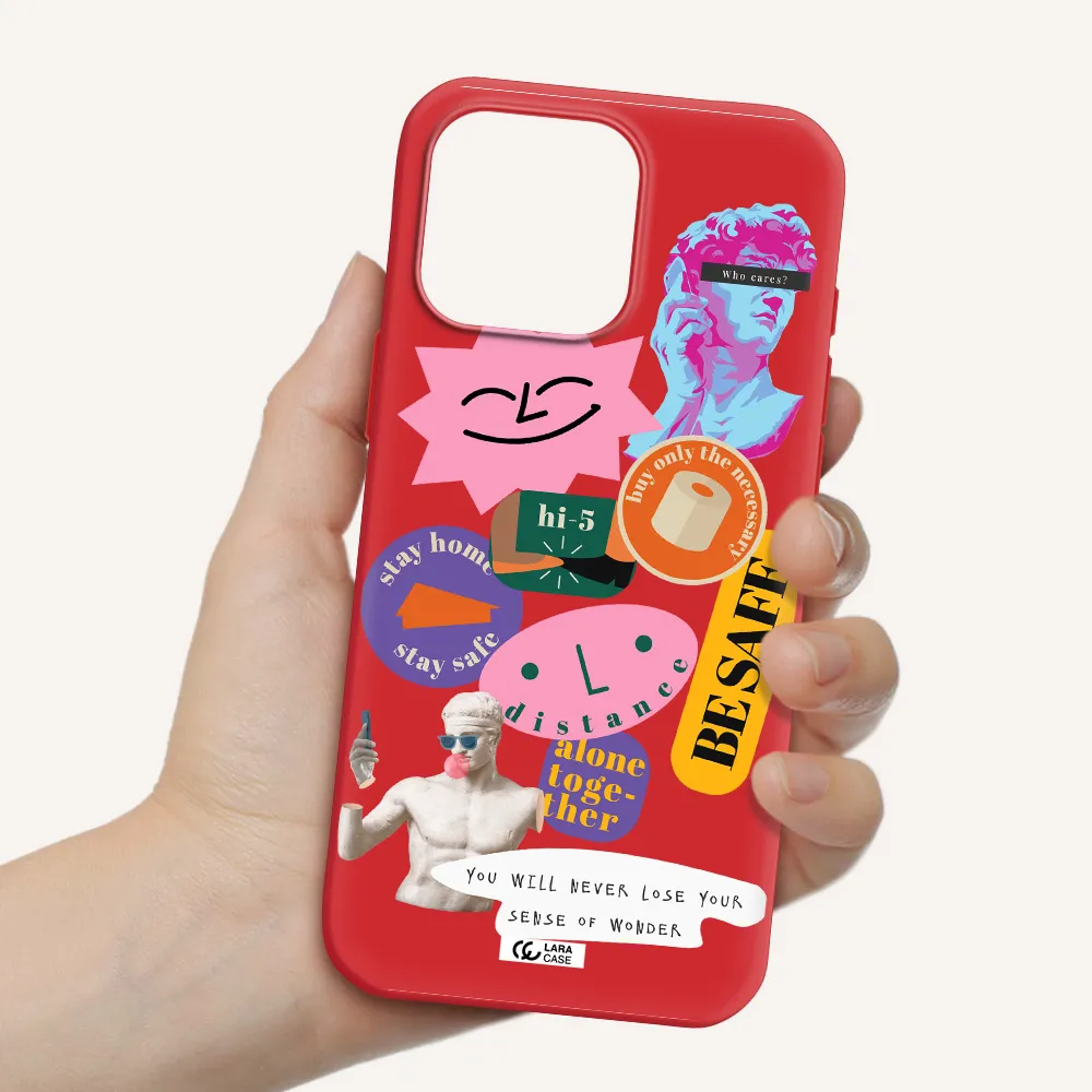 Be Safe Apple Iphone 16 Pro Max Silicone Stone Case