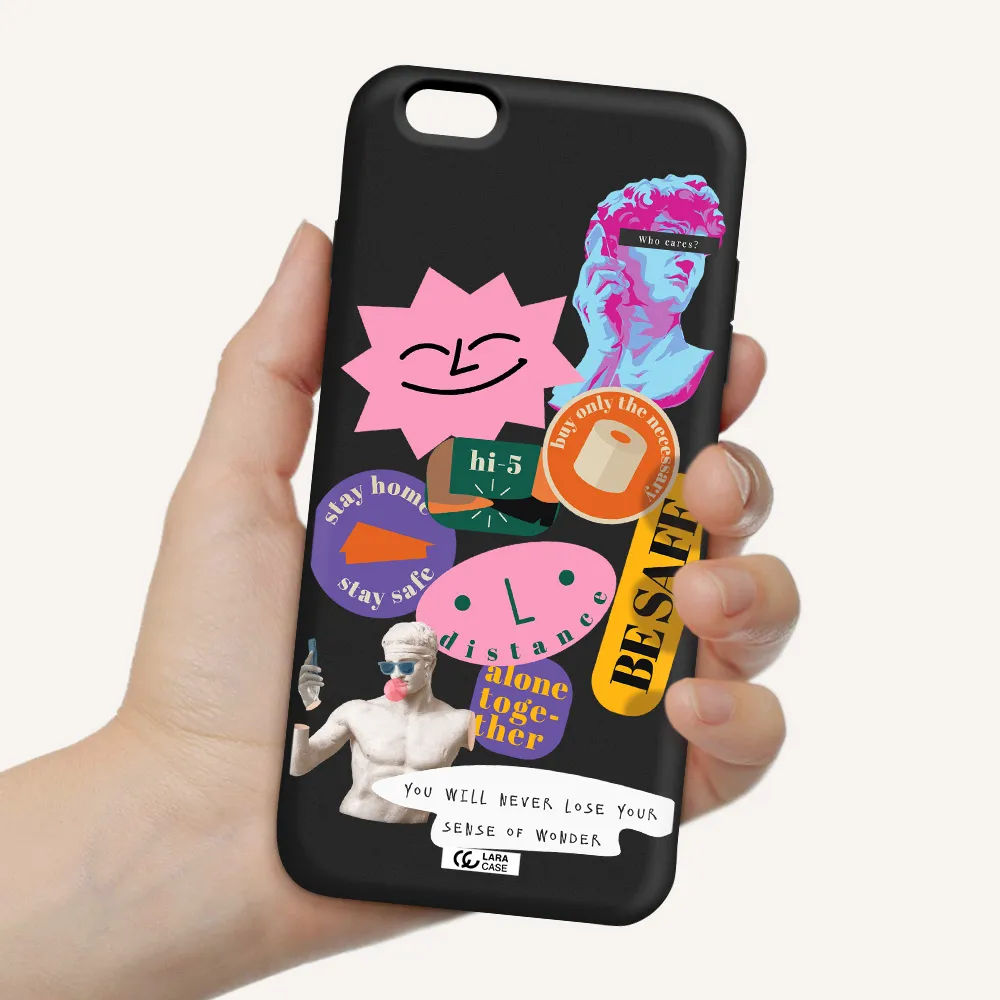 Be Safe Apple iPhone 6 plus Silicone black Case