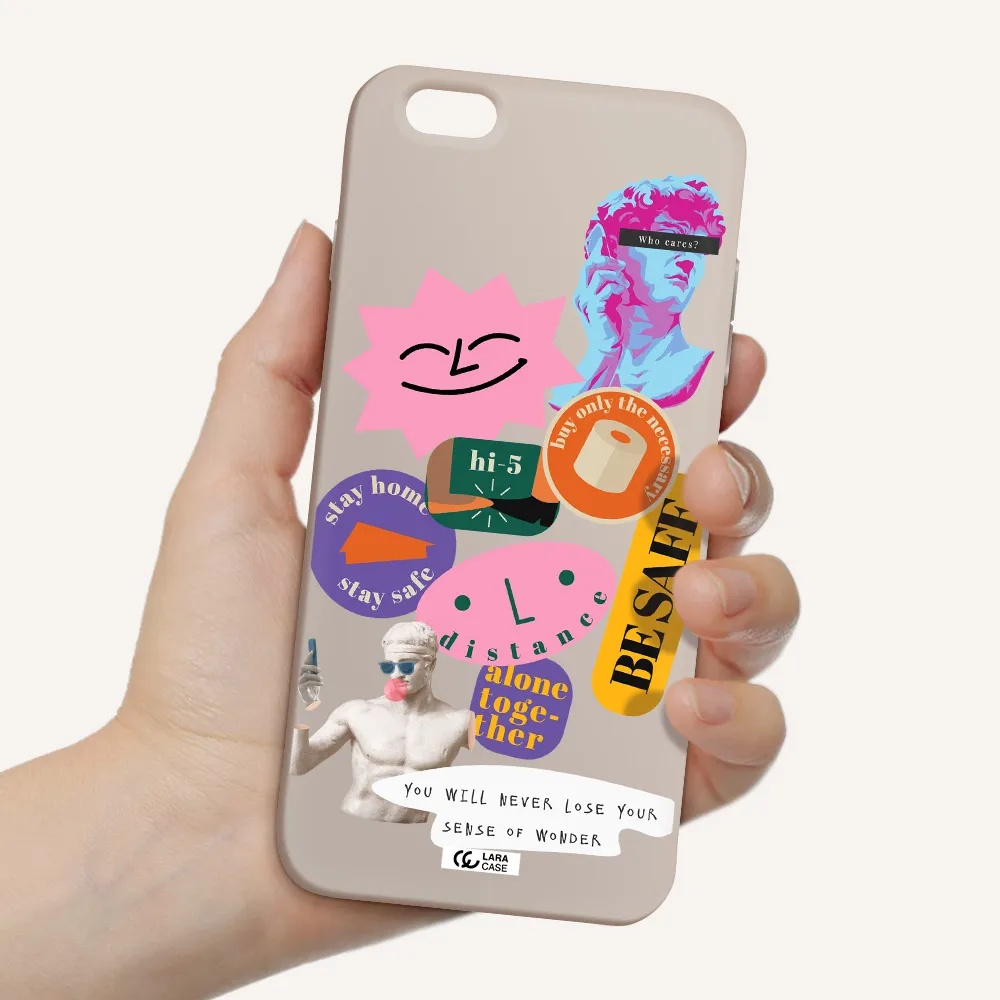 Be Safe Apple iPhone 6 plus Silicone Stone Case