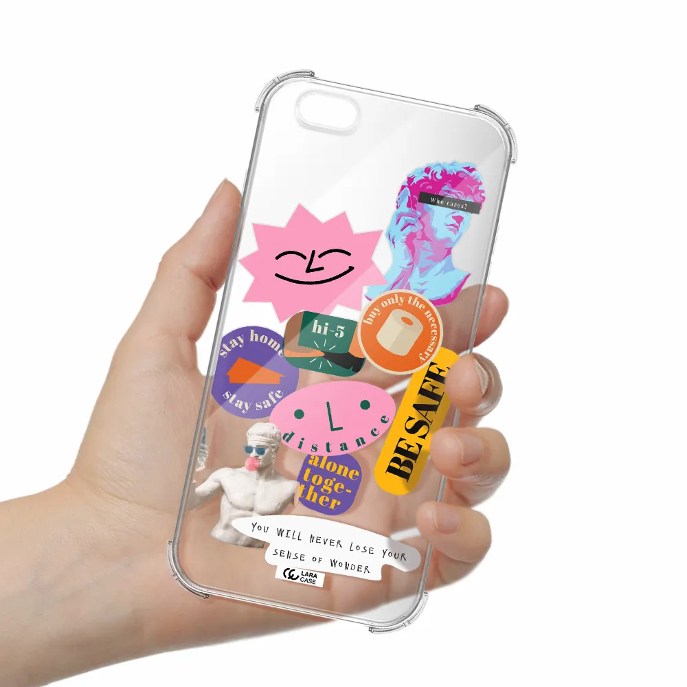 Be Safe Apple iPhone 6 s plus Clear PC Case