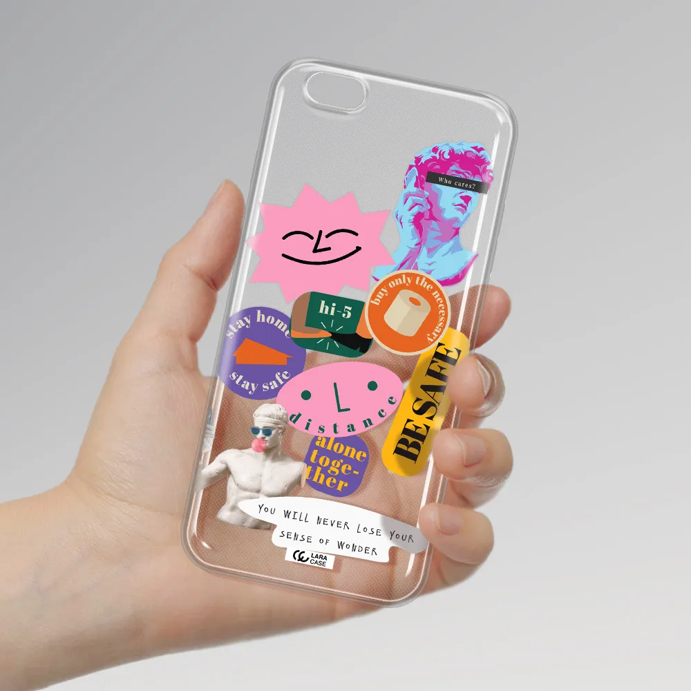 Be Safe Apple iPhone 6 s plus Clear TPU Case