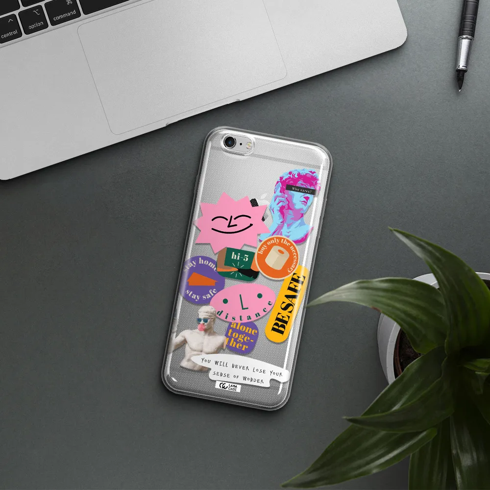 Be Safe Apple iPhone 6 s plus Clear TPU Case