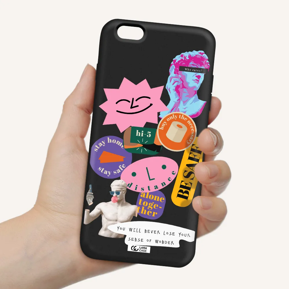 Be Safe Apple iPhone 6 s plus Silicone black Case