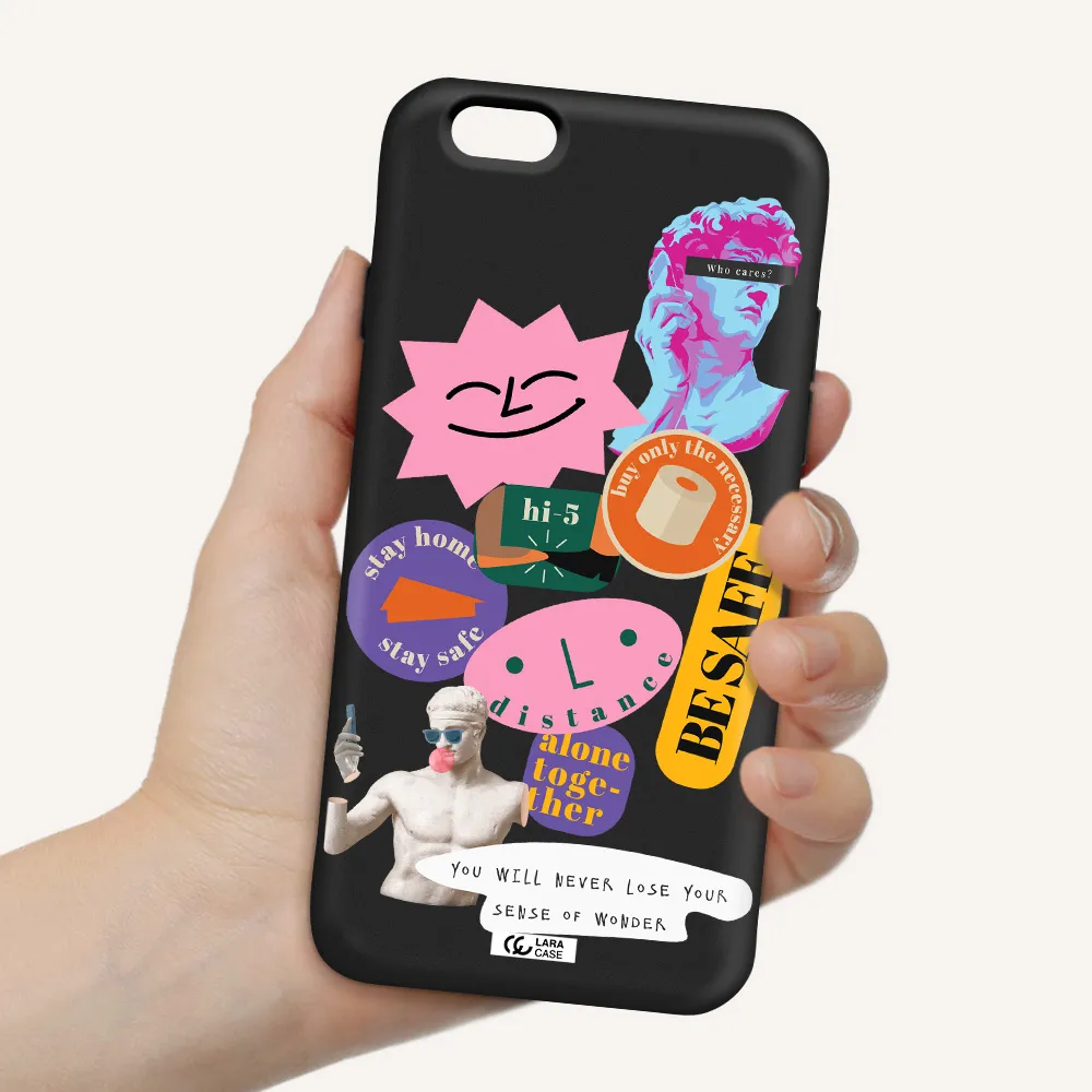 Be Safe Apple iPhone 6 Silicone black Case