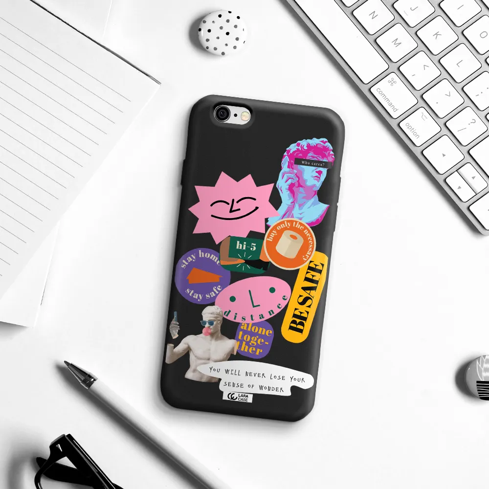 Be Safe Apple iPhone 6 Silicone black Case