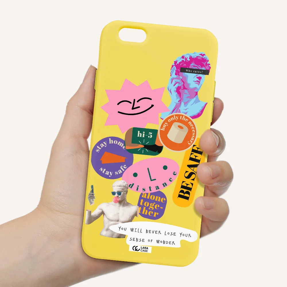 Be Safe Apple iPhone 6 Silicone canary yellow Case