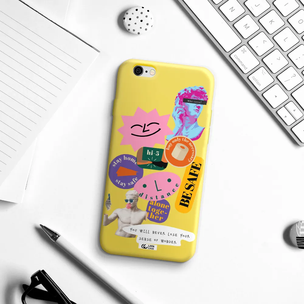 Be Safe Apple iPhone 6 Silicone canary yellow Case