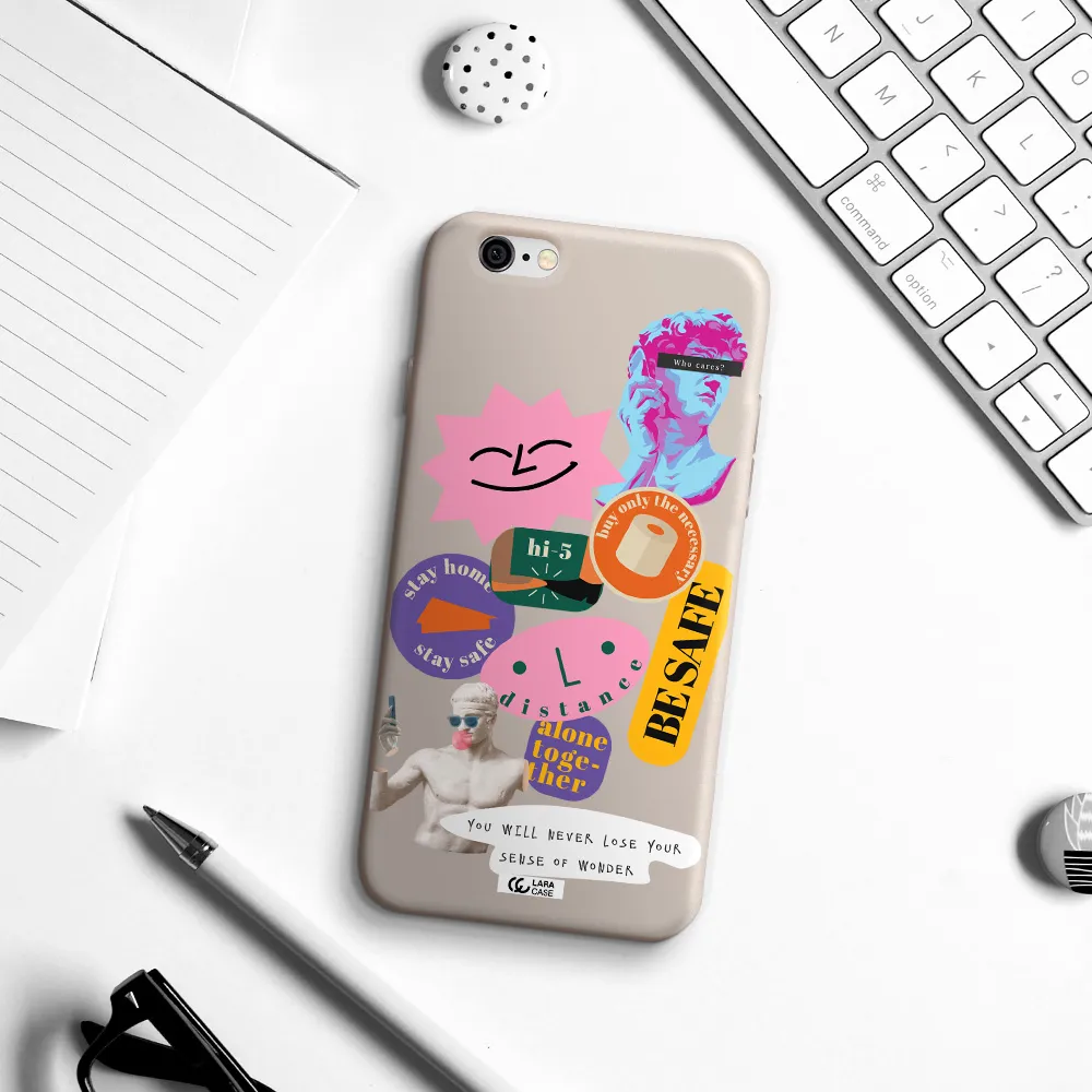 Be Safe Apple iPhone 6 Silicone Stone Case