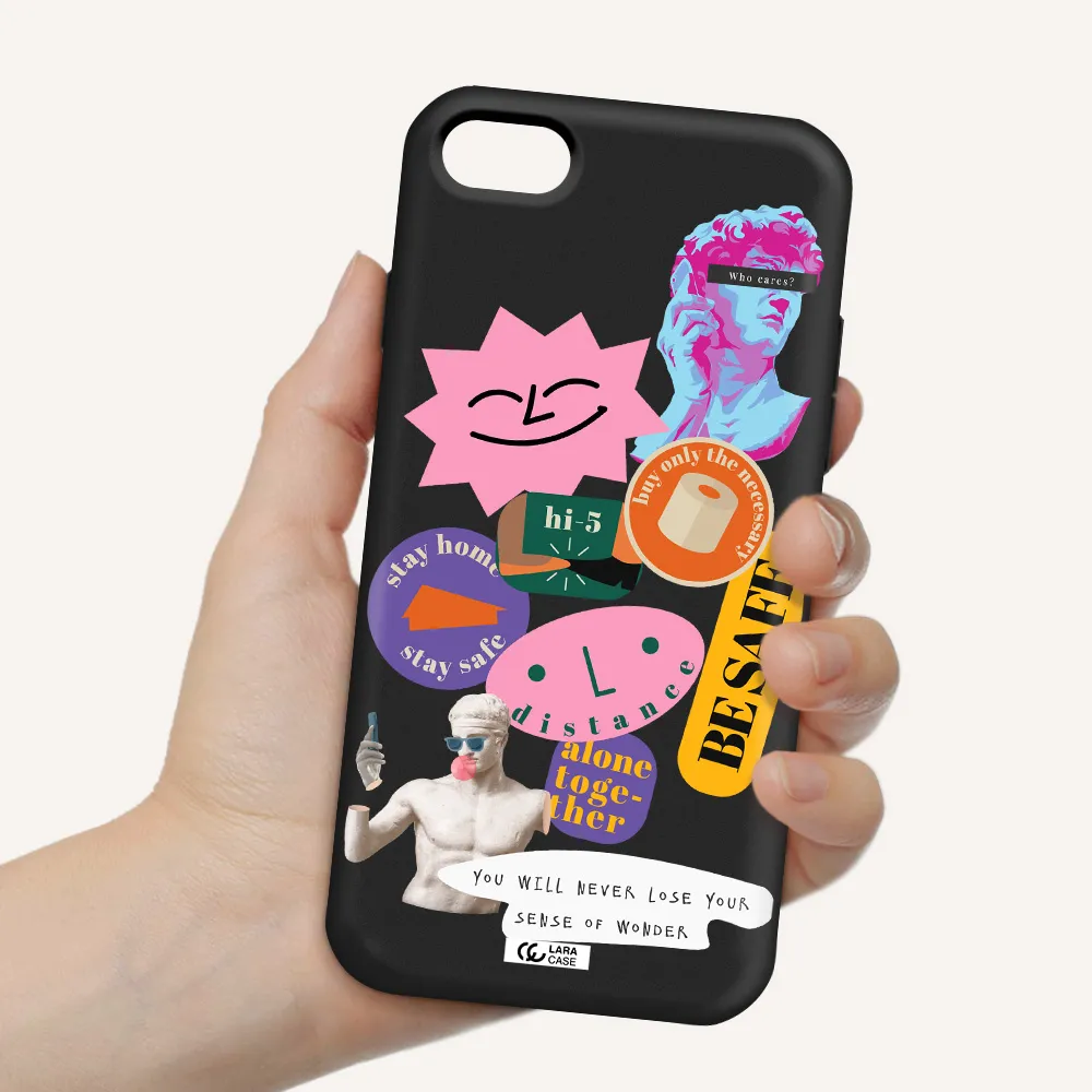 Be Safe Apple iPhone 8 Silicone black Case