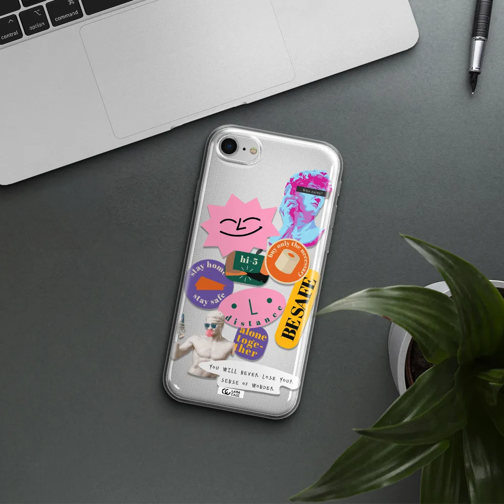 Be Safe Apple Iphone Se 2020 Clear Tpu Case