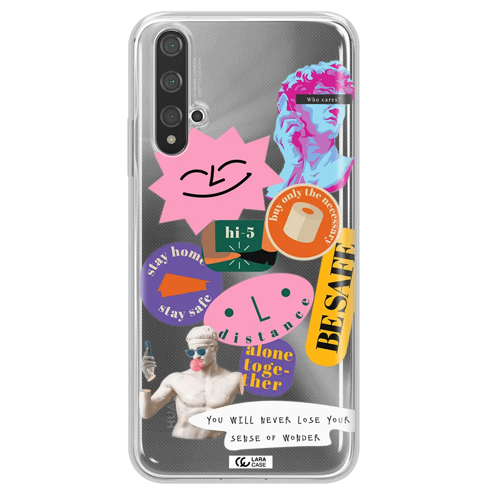 Be Safe Huawei Nova 5t Clear TPU Case
