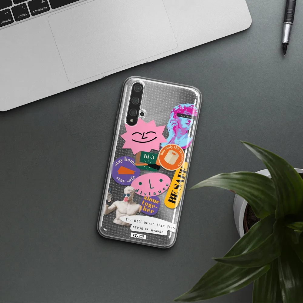 Be Safe Huawei Nova 5t Clear TPU Case