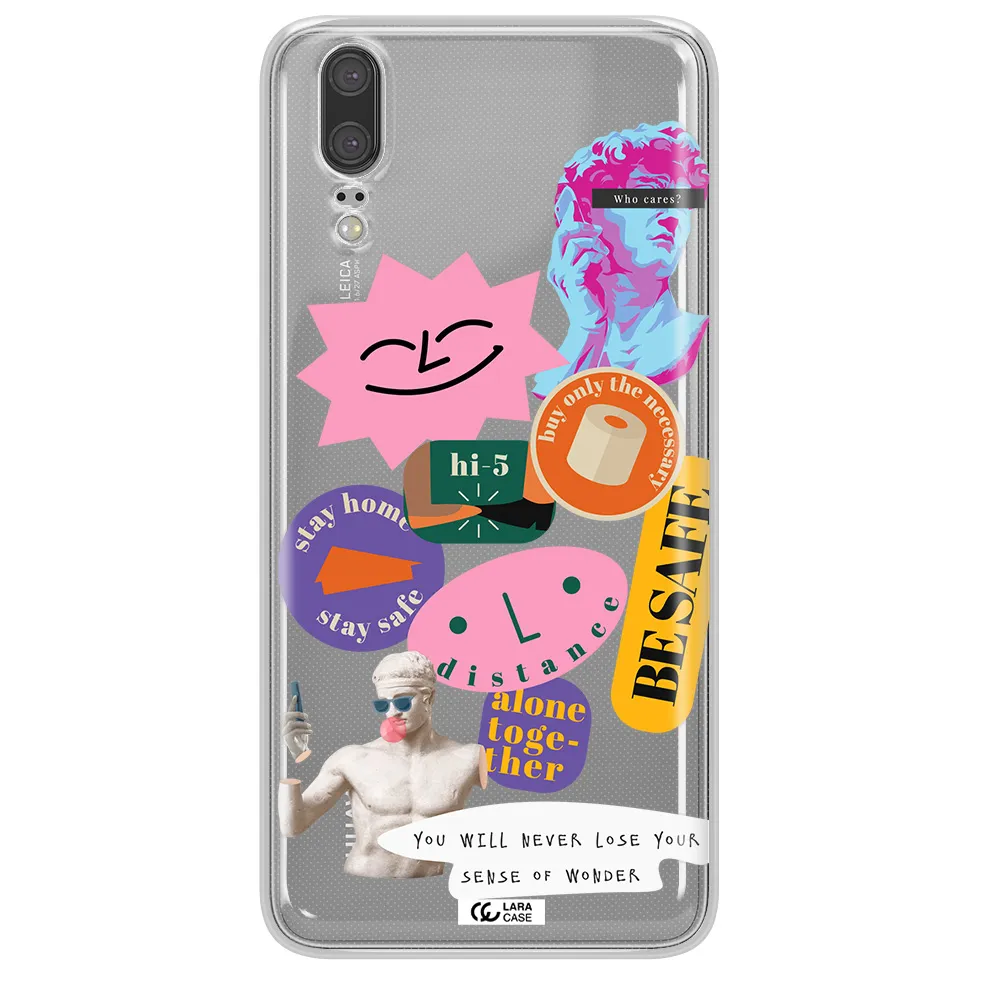 Be Safe Huawei P20 Clear TPU Case