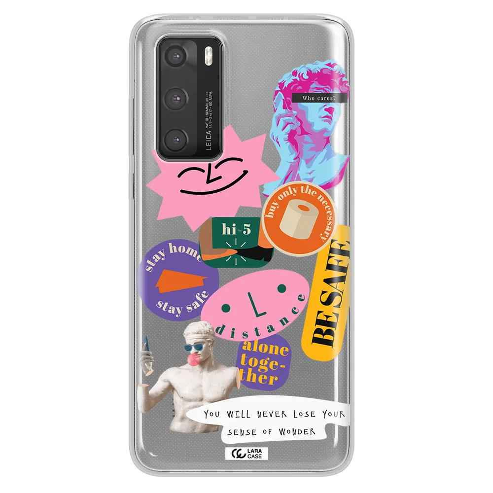 Be Safe Huawei P40 Clear TPU Case