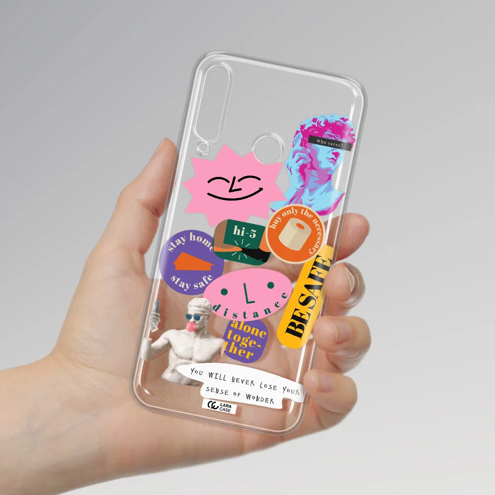 Be Safe Huawei P40 Lite E Clear TPU Case