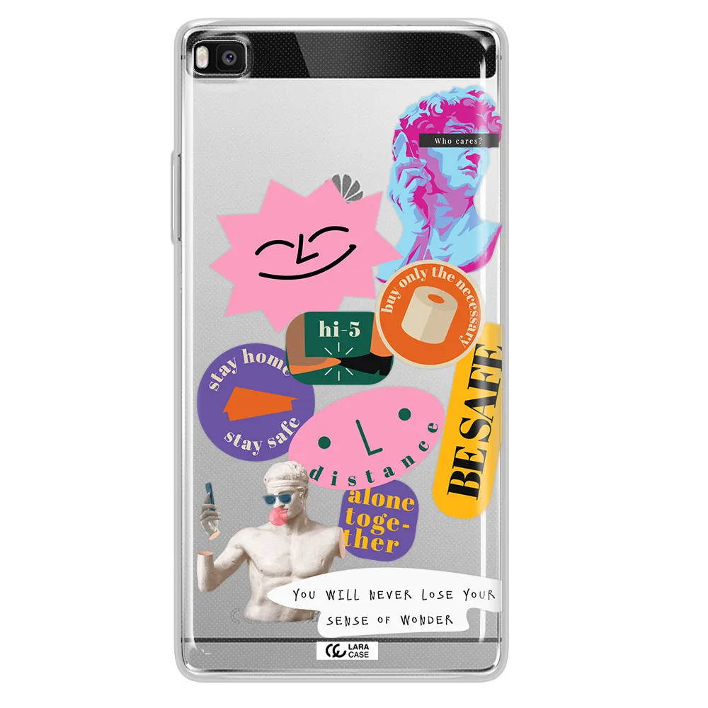 Be Safe Huawei P8 Clear TPU Case
