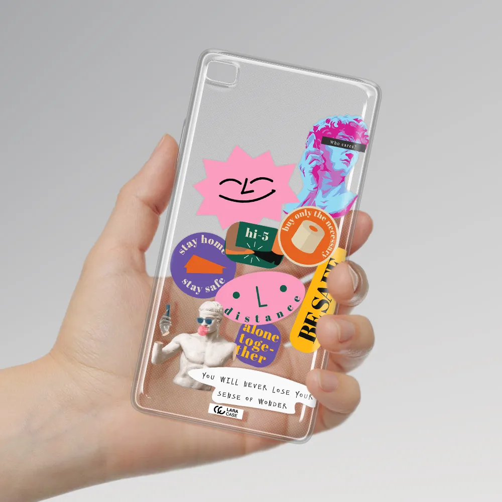 Be Safe Huawei P8 Clear TPU Case