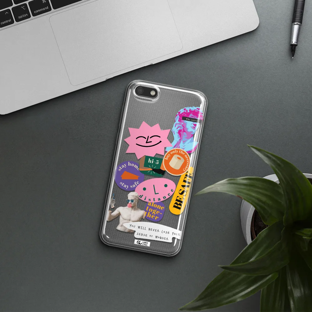 Be Safe Huawei Y5 2018 Clear TPU Case