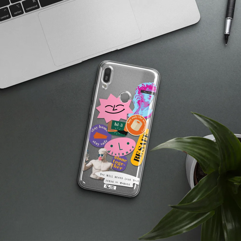 Be Safe Huawei Y6 2019 Clear TPU Case