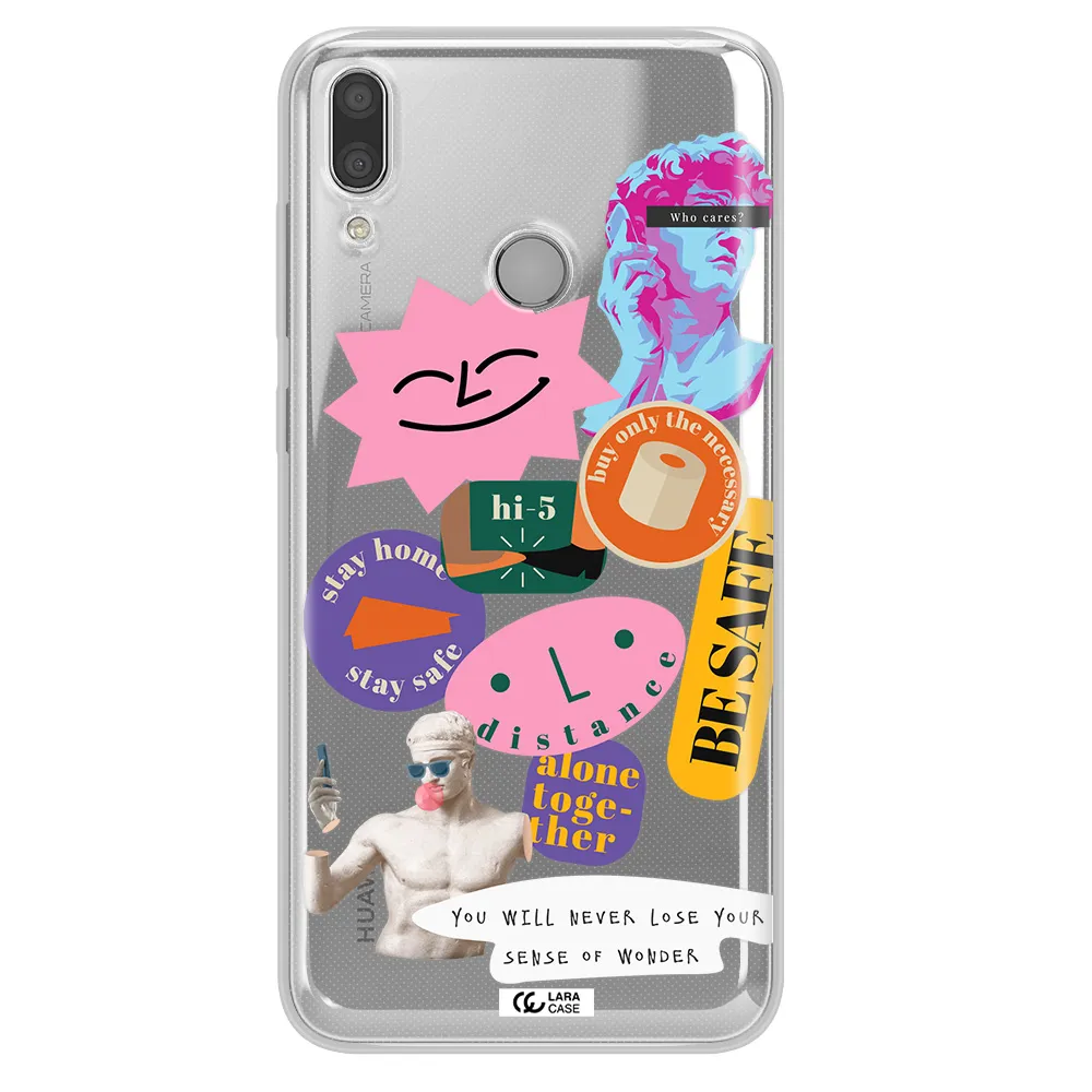 Be Safe Huawei Y7 2019 Clear TPU Case