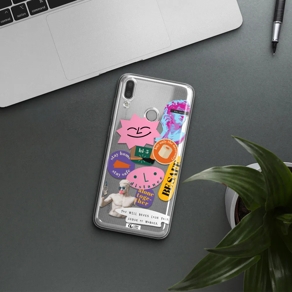 Be Safe Huawei Y7 2019 Clear TPU Case