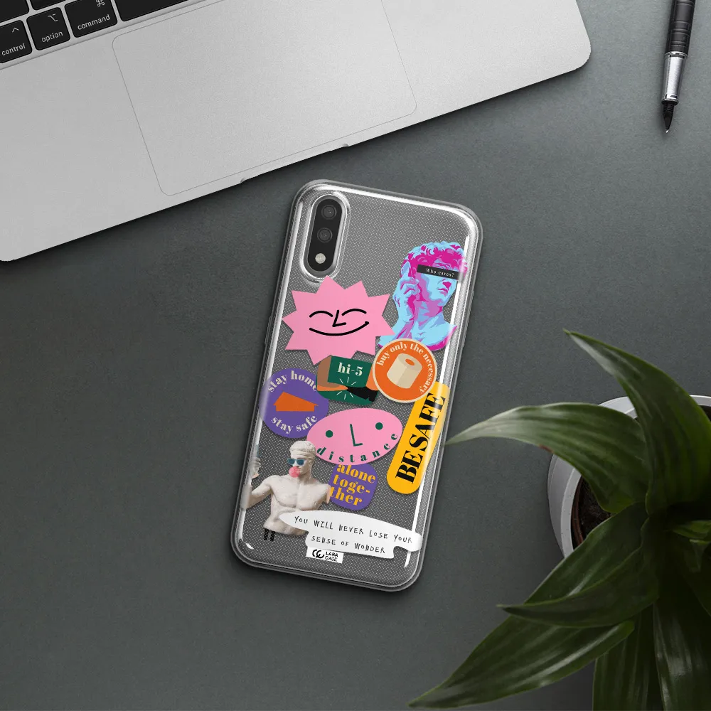 Be Safe Samsung A01 Clear TPU Case