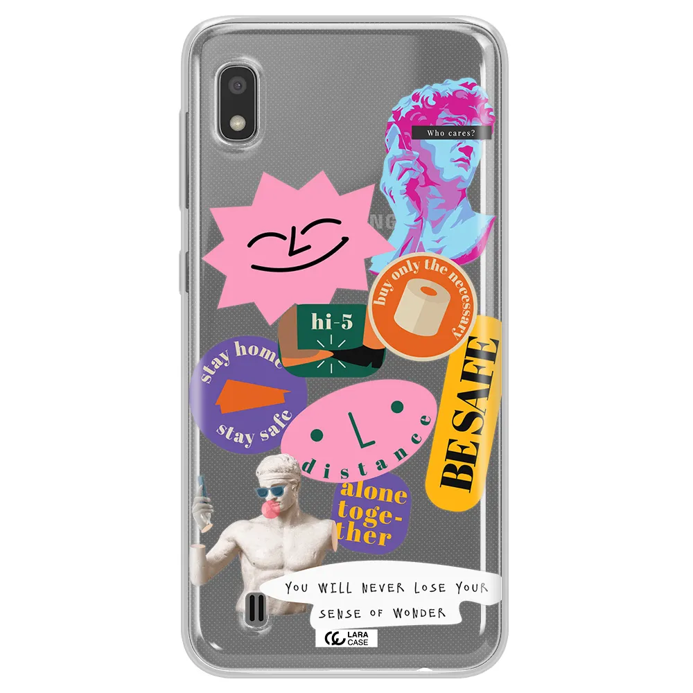 Be Safe Samsung A10 Clear TPU Case
