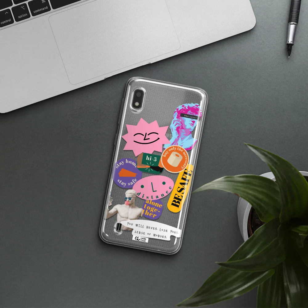 Be Safe Samsung A10 Clear TPU Case