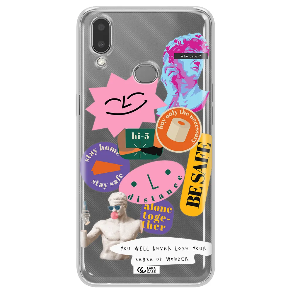 Be Safe Samsung A10S Clear TPU Case