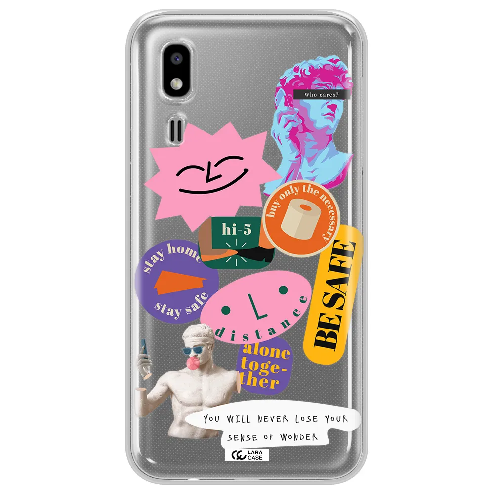 Be Safe Samsung A2 Core Clear TPU Case